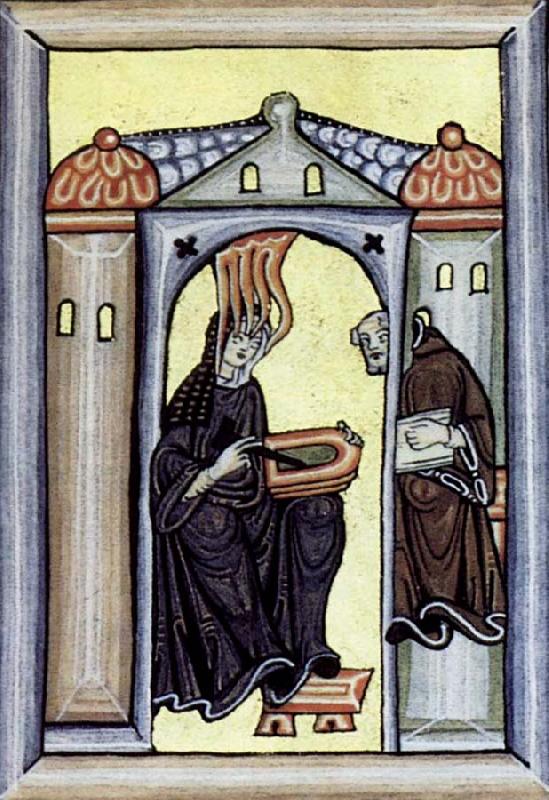 unknow artist Hildegard of Bingen illusion